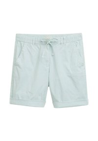 BERMUDA MIT KORDELZUG - Shorts - delicate green stripe