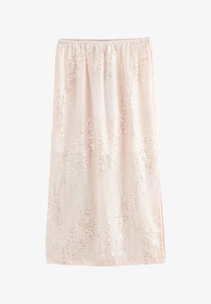 Next, REGULAR FIT - SEQUIN MIDI SKIRT . - Jupe trapèze - neutral