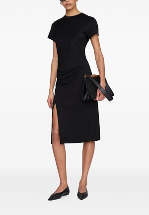 ANINE BING, ANINE BING VIDA DRESS - Abito a t-shirt - black