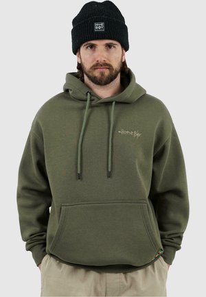 Homeboy PENCIL  ASH HEATHER - Kapuzenpullover - olive