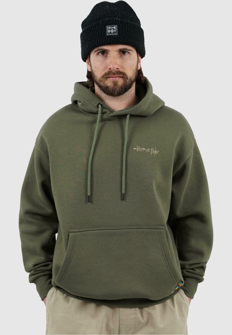 Homeboy - ASH HEATHER - Hoodie - olive, Enlarge