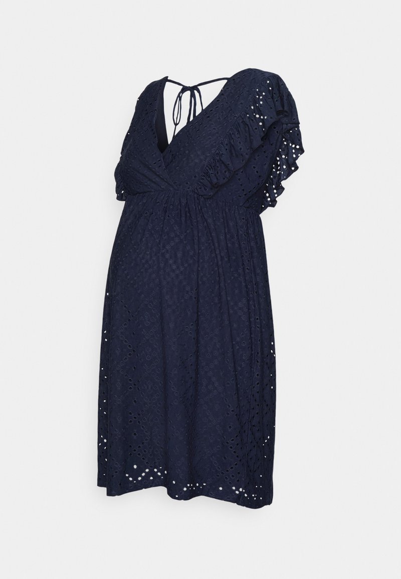Damen Freizeitkleider | Vero Moda Maternity VMMTASSA FRILL SHORT DRESS Jerseykleid navy blazer/dunkelblau - HP83898 Damen Freizeitkleider | Vero Moda Maternity VMMTASSA FRILL SHORT DRESS Jerseykleid navy blazer/dunkelblau - HP83898