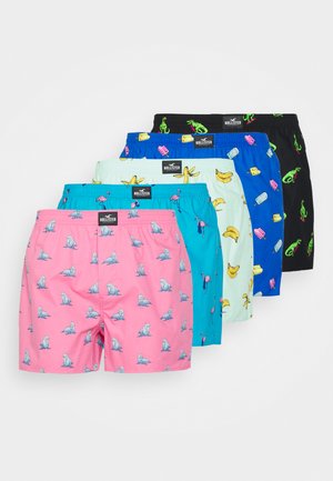 WOVEN BOXER CONVO PATTERN 5 PACK - Boxer shorts - light pink