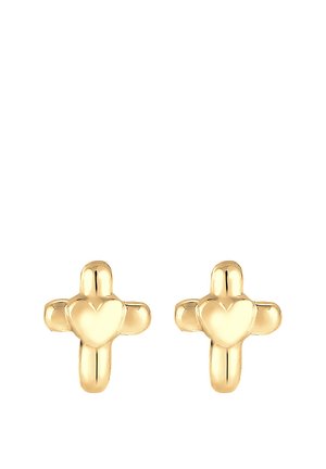 HEART CROSS - Boucles d'oreilles - gold coloured