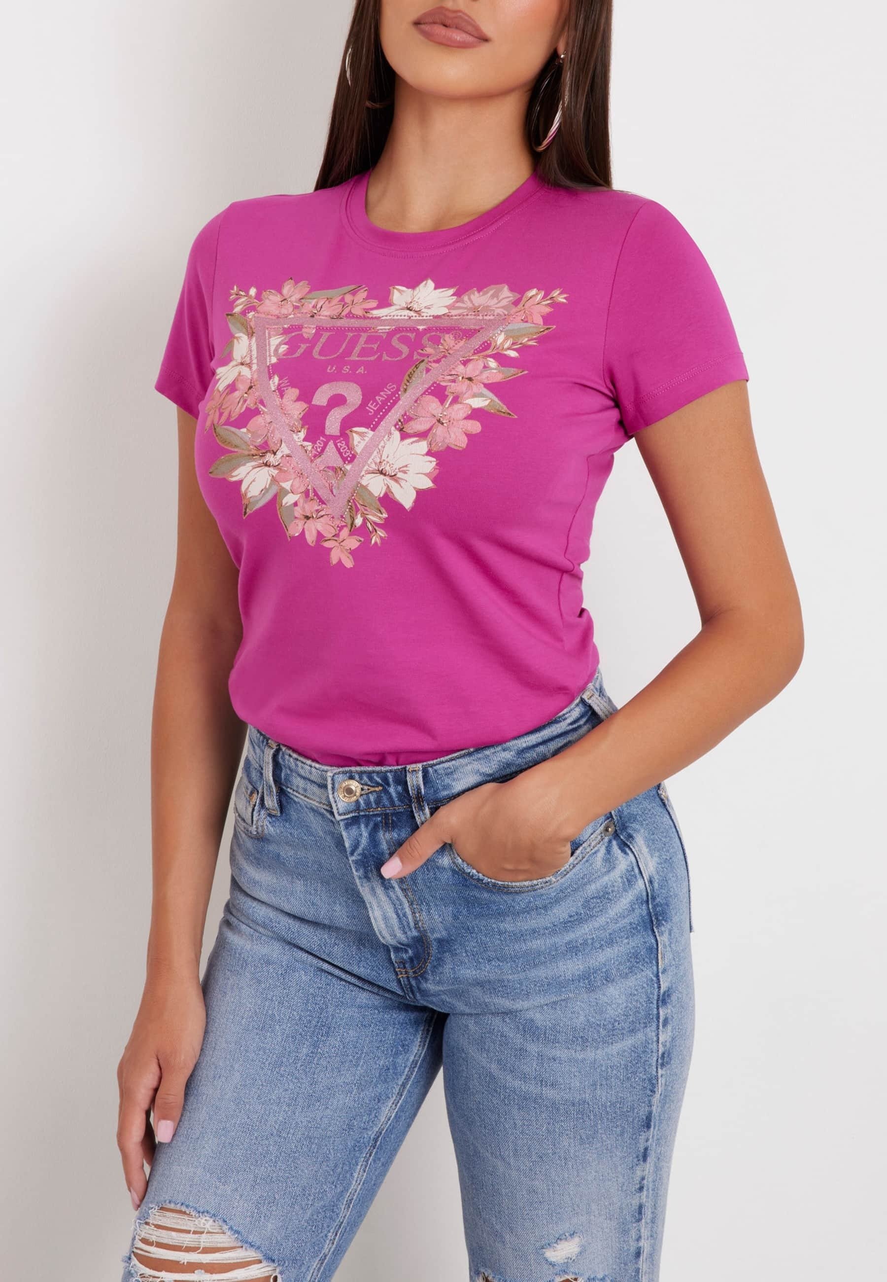 Jeux Gratuit Pour Fille T-Shirt GUESS Pour Fille - Fuschia - Taille 12 Ans (152cm Tee Shirt Guess Femme - 6