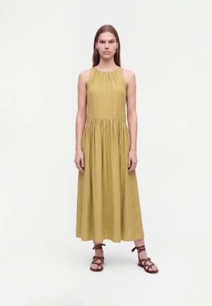 New Look, DROP WAIST SLEEVELESS MIDI - Vestido informal - light green