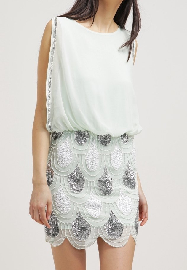 Lace & Beads Cocktail dress / Party dress - mint - (Pre-owned) - Zalando.ie