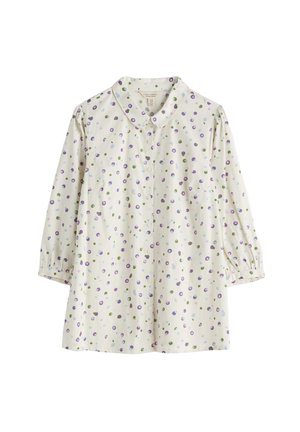 Seasalt Cornwall HOPE COTTAGE - Button-down blouse - white harbour floral washed marine