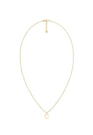 Kullatud kaelakee peene ahelaga. Tähistab väikest tähte "C" ripatsit. Reguleeritava ahelapikkusega ja kindla klambriga.