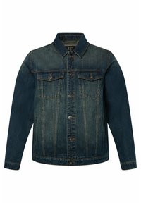 AVEC POCHES POITRINE ET PATTE DE BOUTONNAGE - Jeansjacke - dark blue