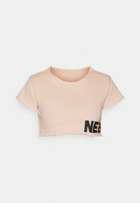 CROP TOP - T-shirts med print - peach