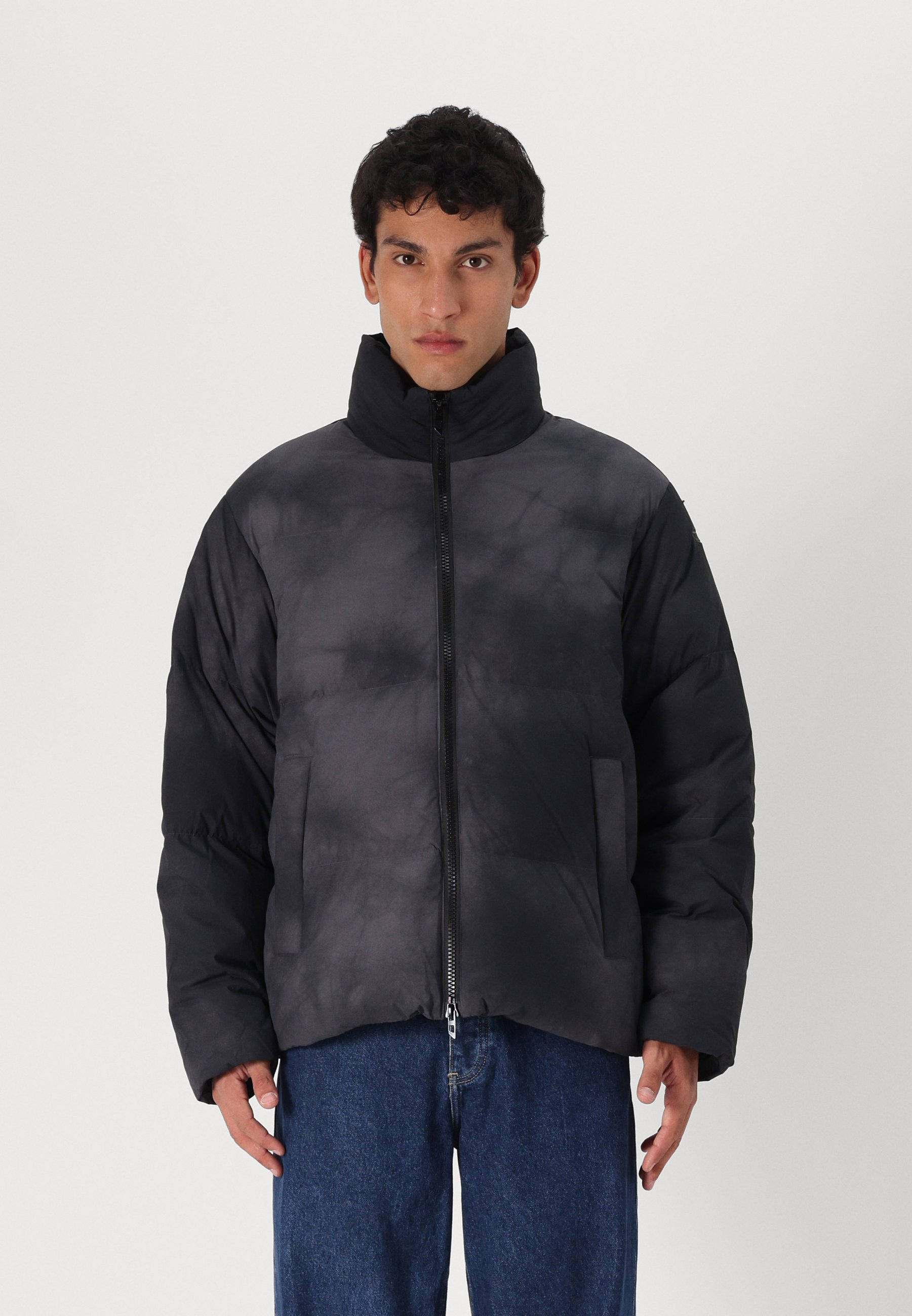 Diesel W-RAVEEL - Down jacket - black - Zalando.ie