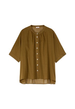 Oltre, CAMICIA IN MUSSOLA - Blouse - verde militare