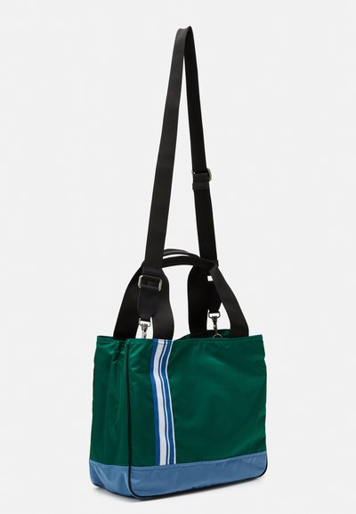 MOSCHINO BORSA TRACOLLA UNISEX - Geantă de pânză - fantasia verde
