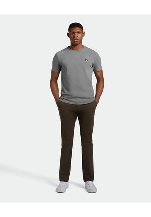 STRAIGHT FIT - Bukse - olive