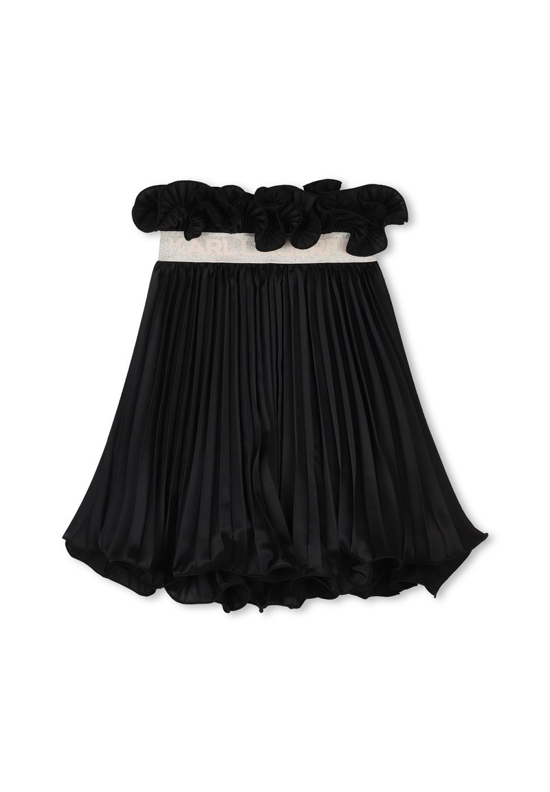 KARL LAGERFELD KIDS Plooirok zwart KARL LAGERFELD KIDS Plooirok zwart