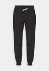 TWO TONE DRAWCORD CUFFED JOGGER - Treniņtērpa apakšdaļas - black
