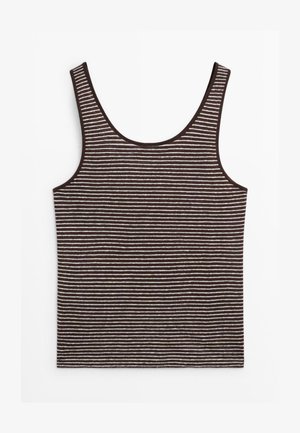 Massimo Dutti, Top - dark brown