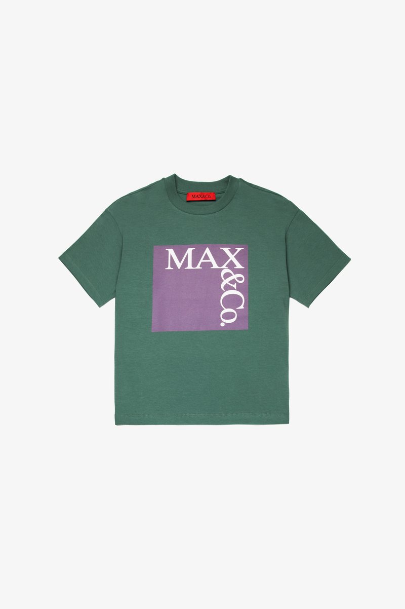MAX&Co. Print T-shirt - laurel wreath/mallow/natural