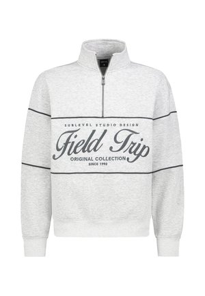 MIT STEHKRAGEN - Sweatshirt - light grey