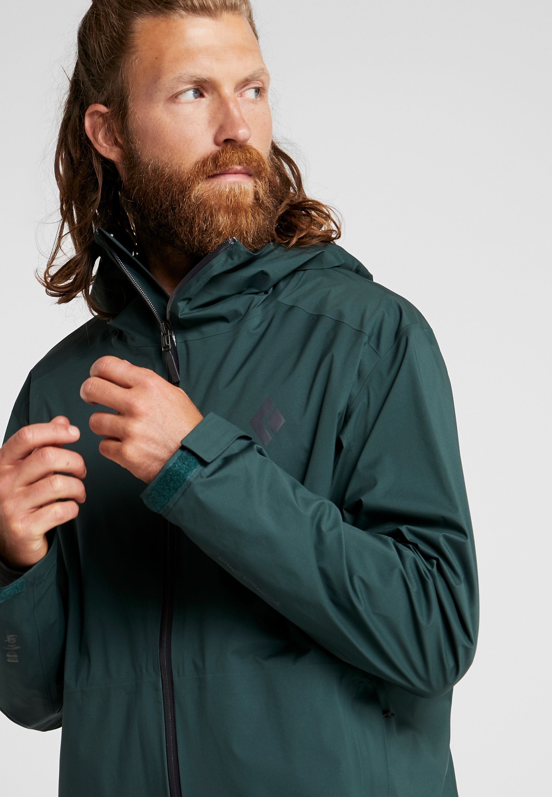 Black Diamond STORMLINE RAIN Hardshell jacket deep Black Diamond ACCESS HOODY Dunjakke deep forest Zalando.no