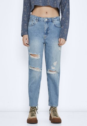 NMISABEL - Jeans a sigaretta - light blue denim