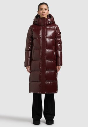 khujo RACHEL2 SHINY - Abrigo de invierno - mahagoni red