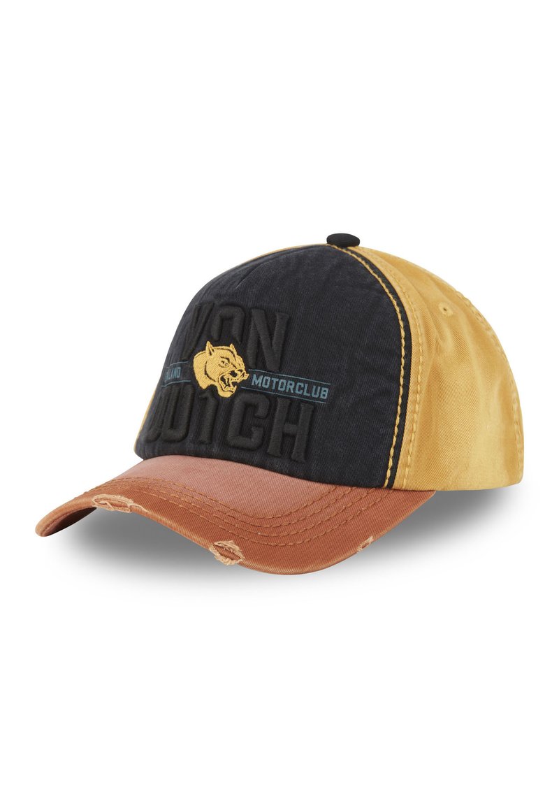 Von Dutch TRUCKER AVEC EFFET USÉ AVEC BRODERIE XAVIER - Casquette - jaune