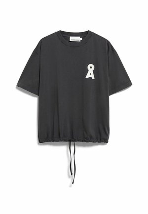 ARMEDANGELS, DRAWSTRING - T-Shirt print - dark steel