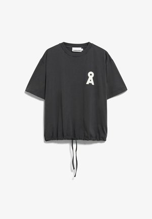 ARMEDANGELS, DRAWSTRING - T-Shirt print - dark steel