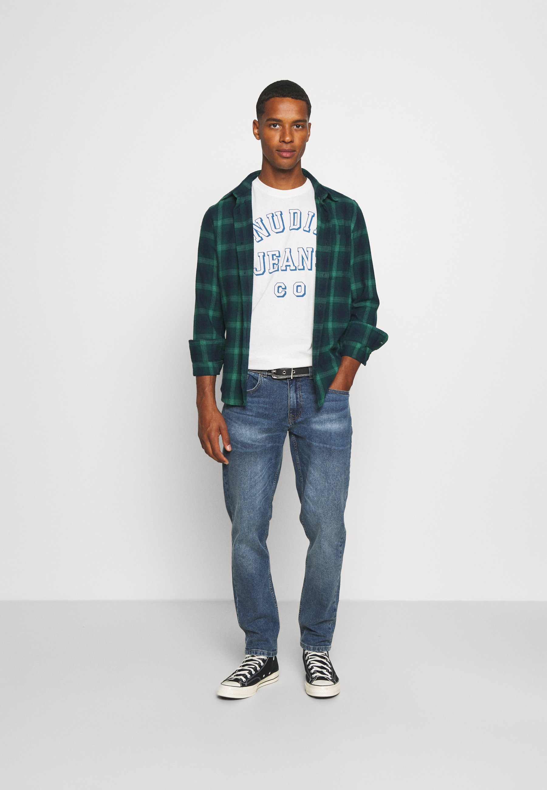 Nudie Jeans Chalk White Roy T-Shirt