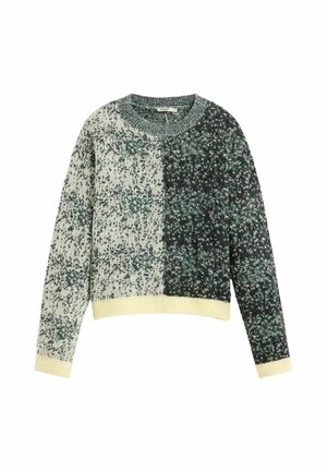 Desigual, CHUNKY KNIT SWEATER - Jersey de punto - green