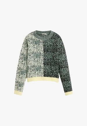Desigual, CHUNKY KNIT SWEATER - Jersey de punto - green