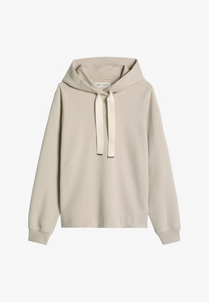 Marc O'Polo, MARC O'POLO DFC HOODIE RELAXED MIT GEPEACHTER OBERFLÄCHE - Hoodie - natural