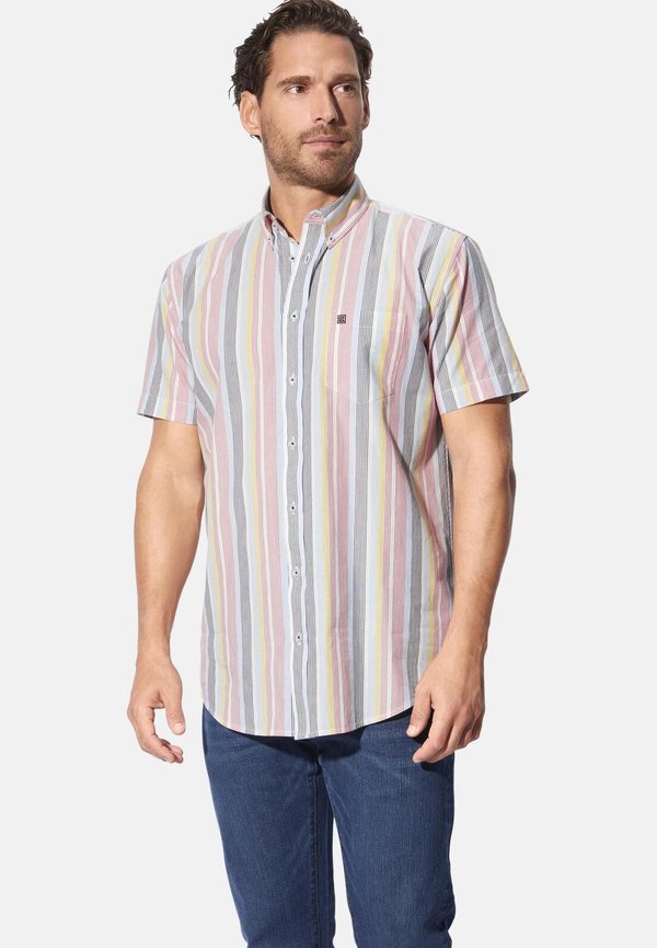 ELVARIN - Hemd - rot gestreift