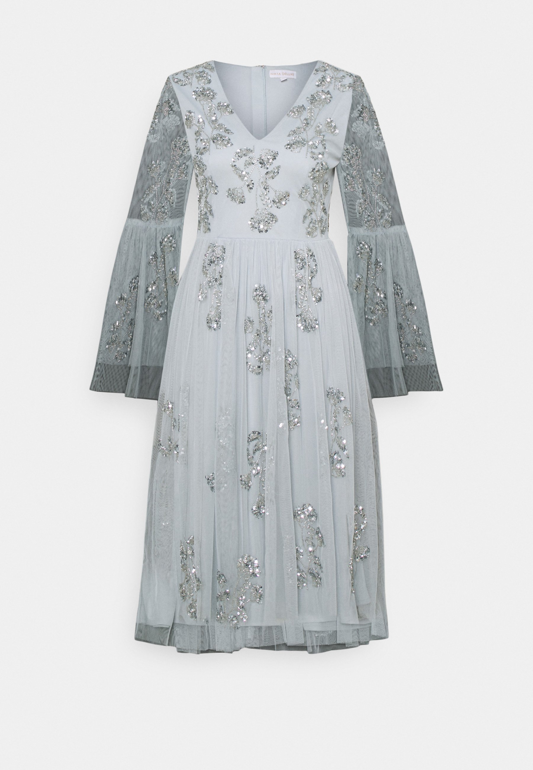 Maya Deluxe EMBELLISHED BELL SLEEVE 