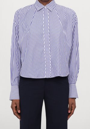 Button-down blouse - light blue