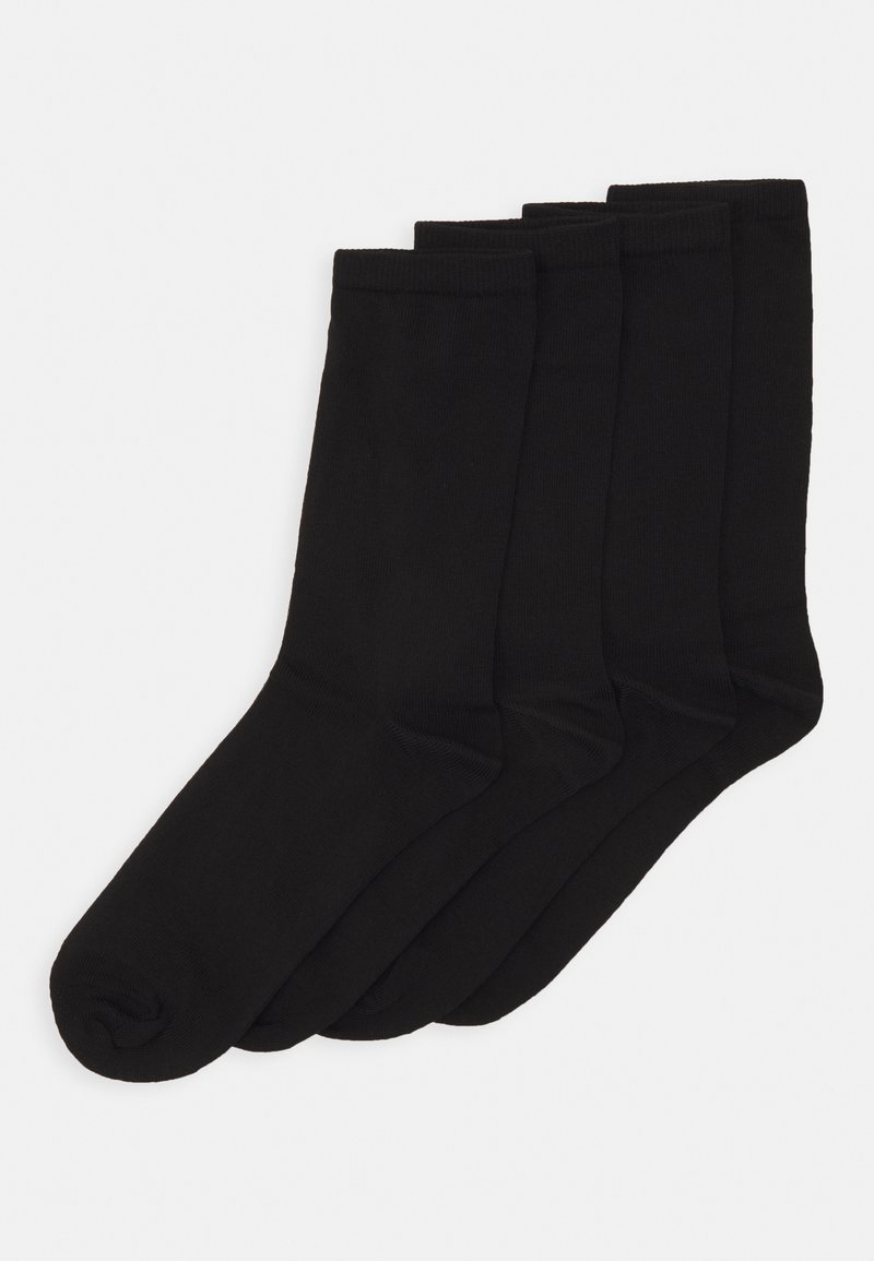 Anna Field - MID CALF SOCKS 4 PACK - Ponožky - black, Zvětšit