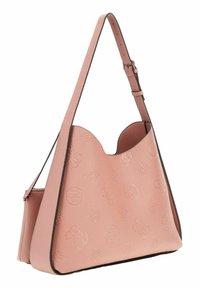 Guess KEANDRA LARGE SET - Handtasche - rosewood logo