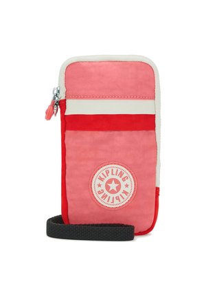 Kipling CLARK KV - Cross body bag - tango pink block