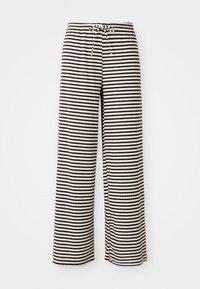 SOFT TROUSERS - Joggebukse - brown/white
