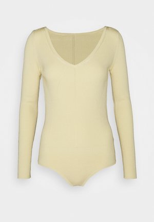 Langærmet T-shirt - yellow
