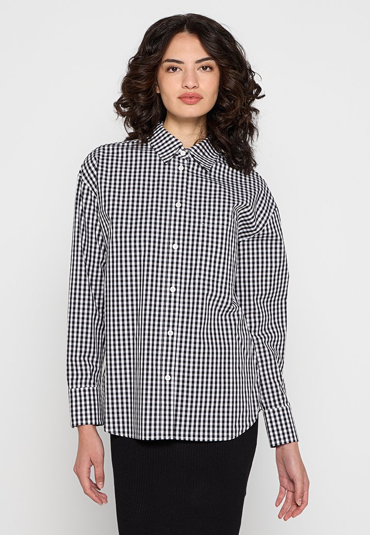 DKNY Overhemdblouse zwart DKNY Overhemdblouse zwart