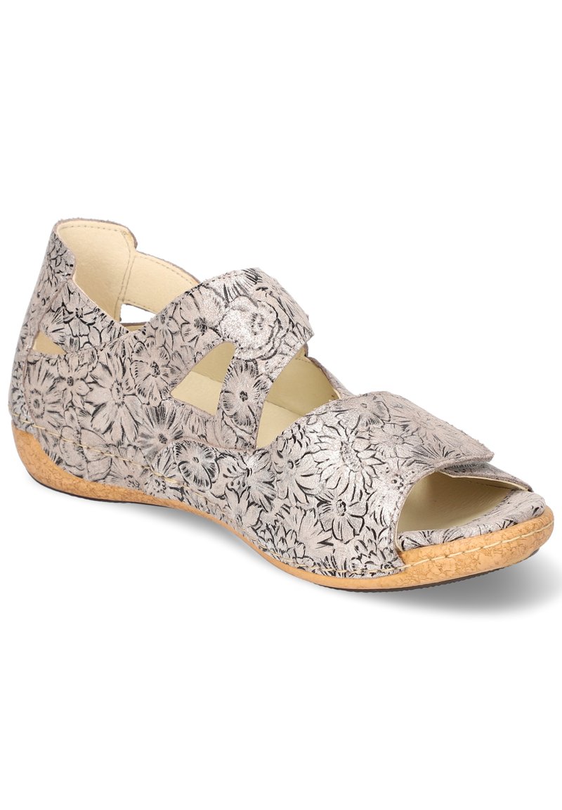 Damen Sneaker | Waldläufer Riemensandalette grau - JT29014 Damen Sneaker | Waldläufer Riemensandalette grau - JT29014