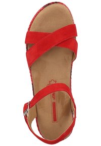 s.Oliver S.OLIVER SANDALEN - Platform sandals - red/snake 507
