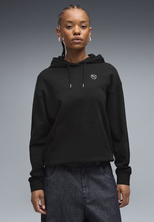 Puma, ESSENTIALS ELEVATED HOODIE - Hættetrøje - black