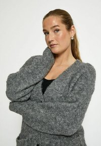 Desires Kardigán - m dark grey melange