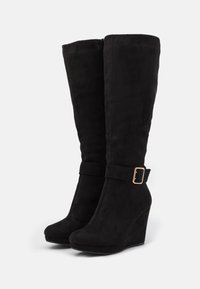 Anna Field Botas de tacón - black