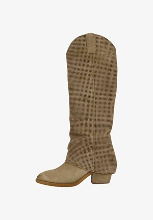 Felmini Bottes de cowboy / motard - lead grey