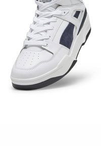 Puma SLIPSTREAM HI LTH - Vysoké tenisky - white/new navy